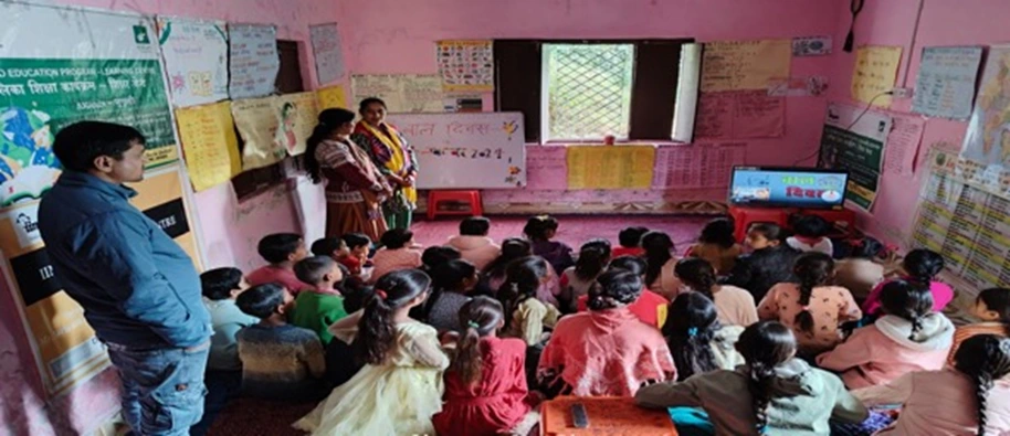 Learning Sessions in progress in Mount Valley Development Association, Tehri Garhwal Uttarakhand